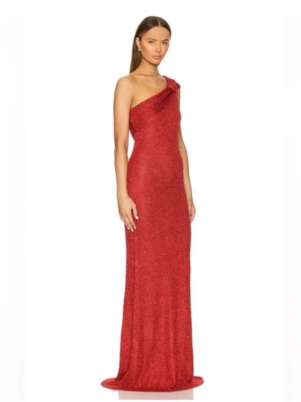 Runaway The Label Silvia Maxi Dress in Red Size Medium NWT Resortwear Evening - Picture 3 of 16